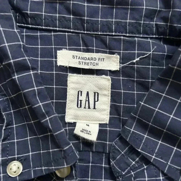 Gap Blue Long Sleeve Button Up Shirt - Picture 7 of 7